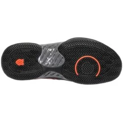 K-Swiss Hypercourt Express 2 Men's Tennis Shoe (Black/Grey/Orange) -Racquetguys 06613 042.05