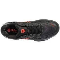K-Swiss Hypercourt Express 2 Men's Tennis Shoe (Black/Grey/Orange) -Racquetguys 06613 042.06