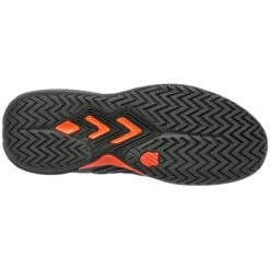 K-Swiss Ultrashot 3 Men's Tennis Shoe (Asphalt/Black/Orange) -Racquetguys 06988 061.05