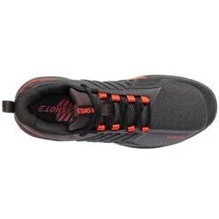 K-Swiss Ultrashot 3 Men's Tennis Shoe (Asphalt/Black/Orange) -Racquetguys 06988 061.06