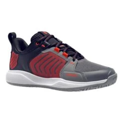 K-Swiss Ultrashot Team Men's Tennis Shoe (Grey/Black/Orange) 13 K-Swiss Ultrashot Team Men's Tennis Shoe (Grey/Black/Orange) -Racquetguys 07395 052.01