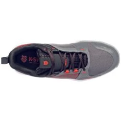 K-Swiss Ultrashot Team Men's Tennis Shoe (Grey/Black/Orange) 12 K-Swiss Ultrashot Team Men's Tennis Shoe (Grey/Black/Orange) -Racquetguys 07395 052.06