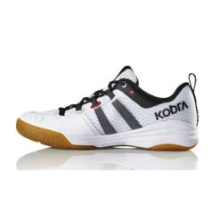 Salming Kobra Womens Indoor Court Shoe (White) -Racquetguys 1237072 0707SAL KOBRA MEN White addview5 2