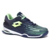 Lotto Mirage 100 Speed Men's Tennis Shoe (Navy/Green) -Racquetguys 210732 1NQ