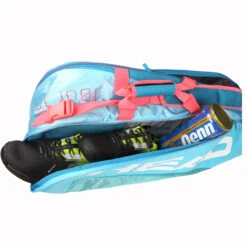 Head Tour Team Combi 6 Pack Racquet Bag (Blue/Pink) -Racquetguys 283150BLPK 2