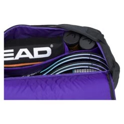 Head R-PET Gravity Duffel Sport Racquet Bag (Black) -Racquetguys 283202 Gravity Sport Bag 6