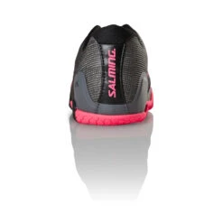 Salming Hawk Women's Indoor Court Shoe (Gun Metal/Pink) -Racquetguys 3ab6fb9fb0134fc99c89295c52c8a418