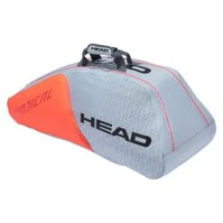 Head Radical Supercombi 9 Pack Racquet Bag (Grey/Orange) -Racquetguys 600 5bd2fe8f 7845 431d 8be4 4736b303b3e0
