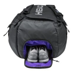 Head Gravity Duffle 12 Pack Racquet Bag (Black/Purple) -Racquetguys 600 b503fdc5 85ac 421d 8399 a2c69b6eb06f