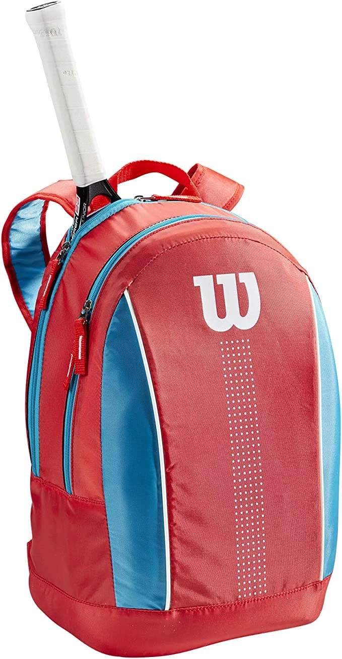 Wilson Junior Racquet Backpack (Coral/Blue/White) 4 Wilson Junior Racquet Backpack (Coral/Blue/White) - Image 2