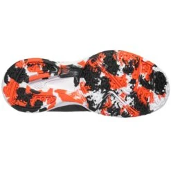 K-Swiss Court Express OMNI Junior Tennis Shoe (Black/White/Orange) -Racquetguys 86609 060.05
