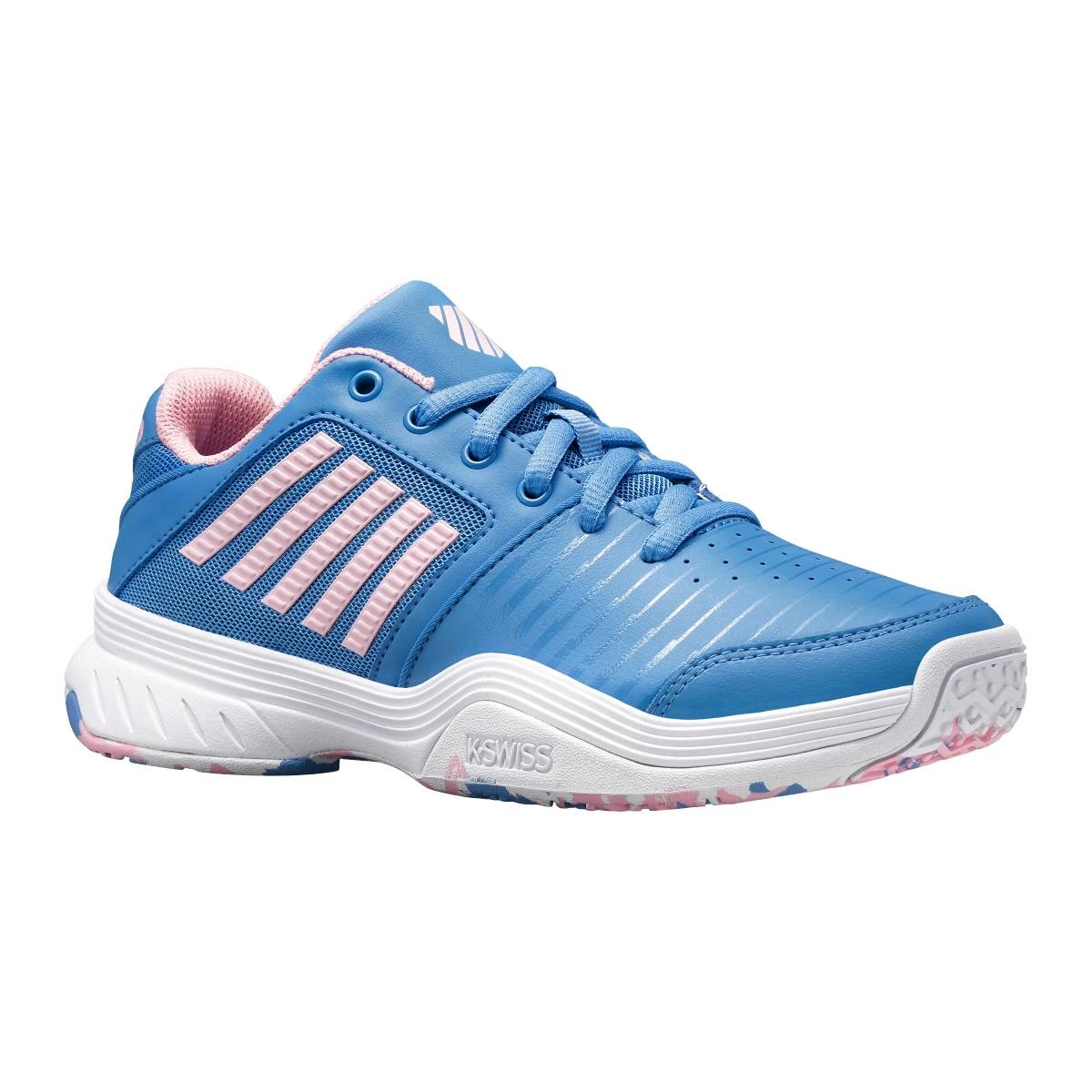 K-Swiss Court Express OMNI Junior Tennis Shoe (Blue/Pink/White) 7 K-Swiss Court Express OMNI Junior Tennis Shoe (Blue/Pink/White) - Image 5