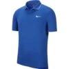 Nike Men's Court Dri-Fit Team Polo (Blue/White)
