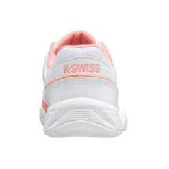 K-Swiss Bigshot Light 4 Women's Tennis Shoe (White/Peach) -Racquetguys 96989 683.03