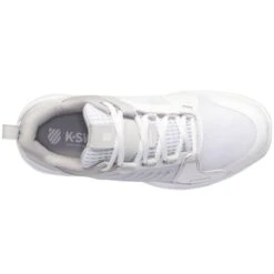 K-Swiss Ultrashot Team Women's Tennis Shoe (White/Lunar Rock/Silver) -Racquetguys 97395 914.06