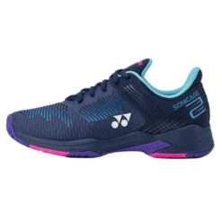 Yonex Power Cushion Sonicage 2 Women's Tennis Shoe (Navy/Blue Purple) -Racquetguys AC SL1365 3