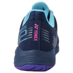 Yonex Power Cushion Sonicage 2 Women's Tennis Shoe (Navy/Blue Purple) -Racquetguys AC SL1365 5