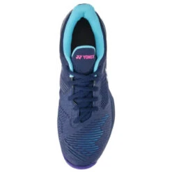 Yonex Power Cushion Sonicage 2 Women's Tennis Shoe (Navy/Blue Purple) -Racquetguys AC SL1365 6