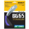 Yonex BG 65Ti Badminton String (Blue) 1 Yonex BG 65Ti Badminton String (Blue) -Racquetguys BG65TIBlue