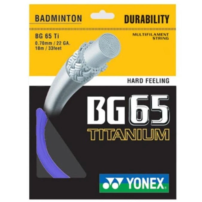 Yonex BG 65Ti Badminton String (Blue) 3 Yonex BG 65Ti Badminton String (Blue)