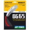 Yonex BG 65Ti Badminton String (Red) -Racquetguys BG65TIRed