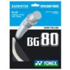 Yonex BG 80 Badminton String (White) -Racquetguys BG80White 19100183 d662 4373 b1d3 8ae82b0298b9