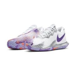 Nike Air Zoom Vapor Cage 4 Women's Tennis Shoe (White/Purple) -Racquetguys CD0431 103 PHCFH001 3144