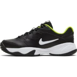 Nike Court Lite 2 Junior Tennis Shoe (Black/White) -Racquetguys CD0440 007 PHSLH000 1000