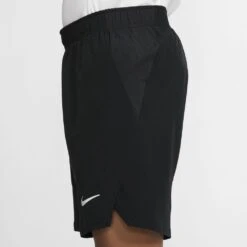 Nike Boy's Court Flex Ace Shorts (Black/White) -Racquetguys CI9409 010 PHSYM002 1000