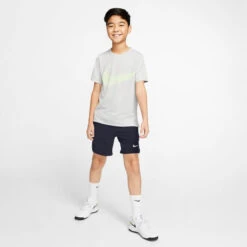Nike Boy's Court Flex Ace Shorts (Obsidian/White) -Racquetguys CI9409 452 PHSYM003 3144