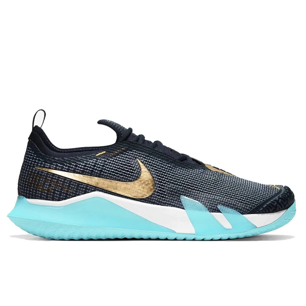 Nike React Vapor NXT Men's Tennis Shoe (Dark Obsidian/Metalic Gold) 3 Nike React Vapor NXT Men's Tennis Shoe (Dark Obsidian/Metalic Gold)