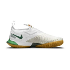 Nike React Vapor NXT Women's Tennis Shoe (White/Gold/Green) -Racquetguys CV0742 114 PHSRH001 3144