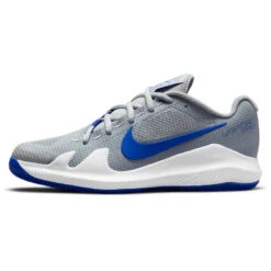 Nike Vapor Pro Junior Tennis Shoe (Grey/White) -Racquetguys CV0863 033 PHSLH000 3144
