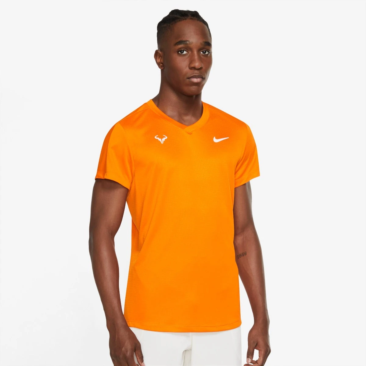 Nike Men's Rafa Dri-FIT Challenger Top (Orange/Deep Royal Blue) 3 Nike Men's Rafa Dri-FIT Challenger Top (Orange/Deep Royal Blue)