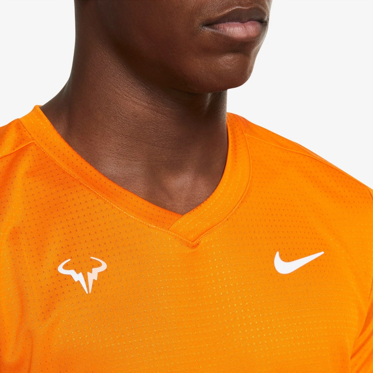 Nike Men's Rafa Dri-FIT Challenger Top (Orange/Deep Royal Blue) 5 Nike Men's Rafa Dri-FIT Challenger Top (Orange/Deep Royal Blue) - Image 3