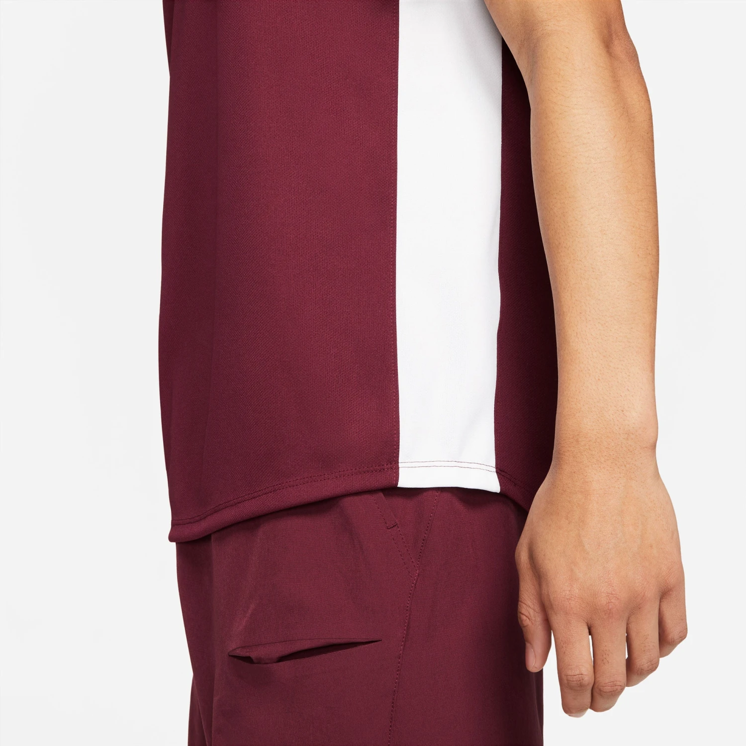 Nike Men's Dri-FIT Victory Top (Beetroot/White) 6 Nike Men's Dri-FIT Victory Top (Beetroot/White) - Image 4