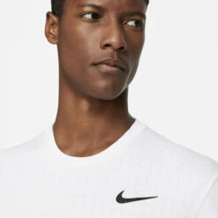 Nike Men's Dri-FIT Breathe Slam Top (White) -Racquetguys CV3840 100 PHSYM001 3144
