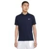 Nike Men's Dri-FIT Victory Polo (Obsidian/White) -Racquetguys CW6849 451 PHSFM001 3144