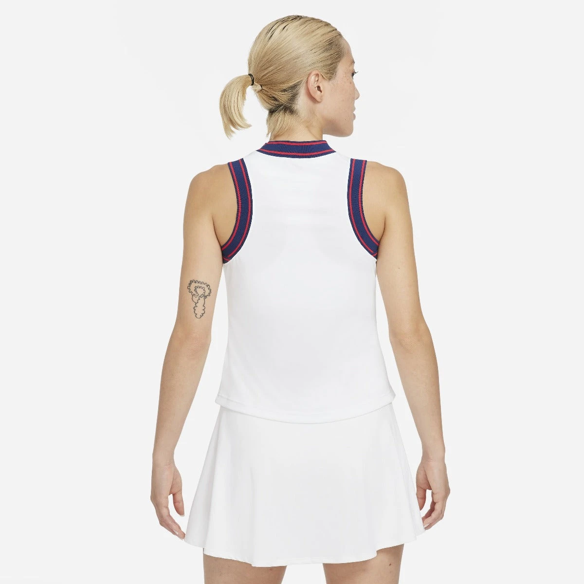 Nike Women's Dri-FIT NYC Slam Tank Top (White) 4 Nike Women's Dri-FIT NYC Slam Tank Top (White) - Image 2