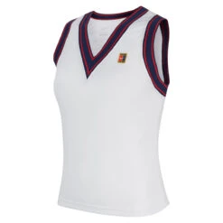 Nike Women's Dri-FIT NYC Slam Tank Top (White) 12 Nike Women's Dri-FIT NYC Slam Tank Top (White) -Racquetguys DA4718 100 PHSFH001 3144