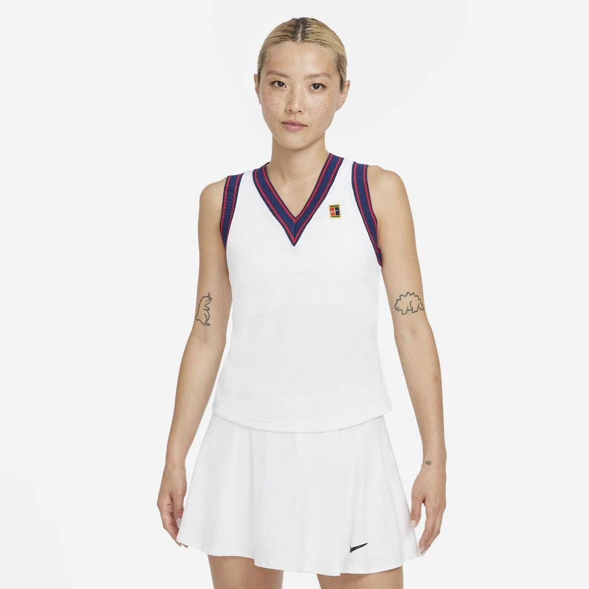 Nike Women's Dri-FIT NYC Slam Tank Top (White) 3 Nike Women's Dri-FIT NYC Slam Tank Top (White)