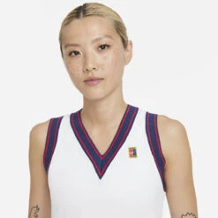 Nike Women's Dri-FIT NYC Slam Tank Top (White) 11 Nike Women's Dri-FIT NYC Slam Tank Top (White) -Racquetguys DA4718 100 PHSYM001 3144