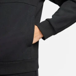 Nike Men's Fleece Heritage Tennis Hoodie (Black) -Racquetguys DA5711 010 PHSYM002 3144