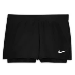 Nike Girls' Dri-FIT Victory Shorts (Black/White) -Racquetguys DB5612 010 PHSFP001 3144