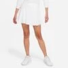 Nike Women's Dri-FIT Club Tennis Skirt (White/Black) 1 Nike Women's Dri-FIT Club Tennis Skirt (White/Black) -Racquetguys DB5935 100 PHSFM001 3144