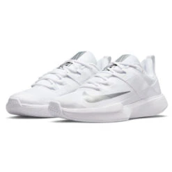 Nike Vapor Lite Women's Tennis Shoe (White/Silver) -Racquetguys DC3431 133 PHCFH001 3144