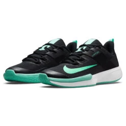 Nike Vapor Lite Men's Tennis Shoe (Black/Green/White) -Racquetguys DC3432 009 PHCFH001 3144