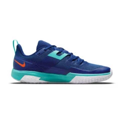Nike Vapor Lite Men's Tennis Shoe (Blue/Turquoise/Orange/White) -Racquetguys DC3432 414 PHSRH001 3144