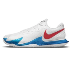 Nike Zoom Vapor Cage 4 Rafa Men's Tennis Shoe (White/Red/Blue) -Racquetguys DD1579 113 PHSLH000 3144