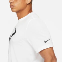 Nike Men's Dri-FIT Rafa Top (White/Black) -Racquetguys DJ2582 101 PHSYM001 3144
